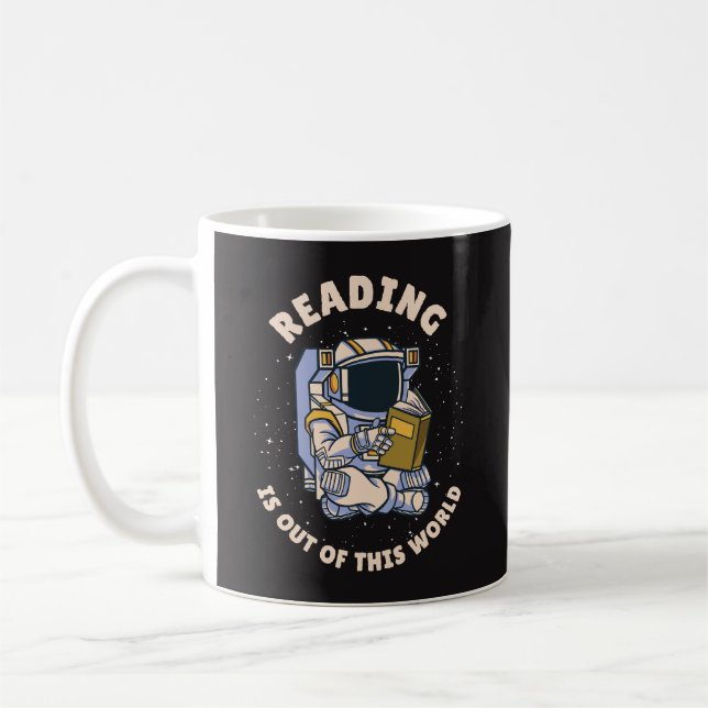 Caneca De Café Reading Is Out Of This World (Esquerda)