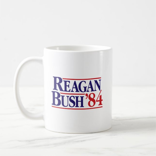 CANECA DE CAFÉ REAGAN BUSH '84 (Esquerda)