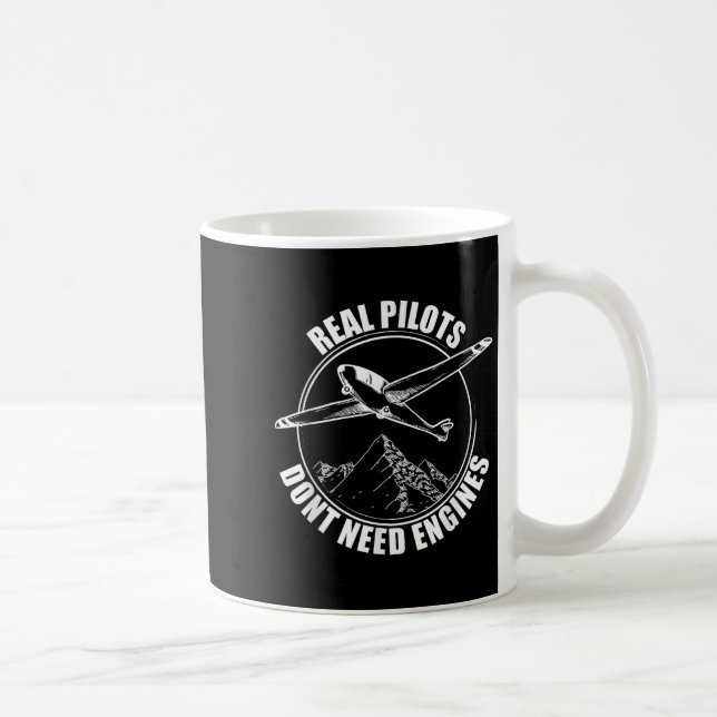 Caneca De Café Real Lots Dont Need Engines - Glider Lot Gift  (Direita)