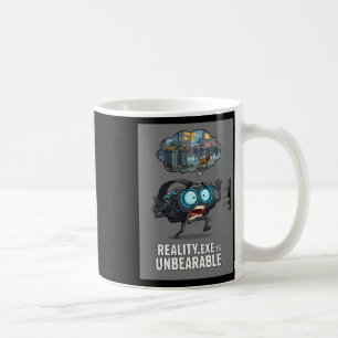 Caneca De Café Realidade Exe é hilário insuportável Gamer Vr Jogo