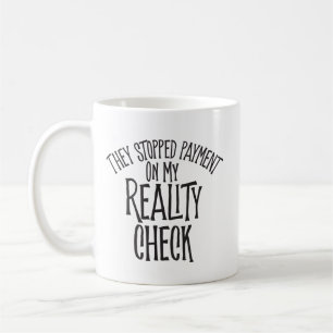 Caneca De Café Realidade - Verificação de Café