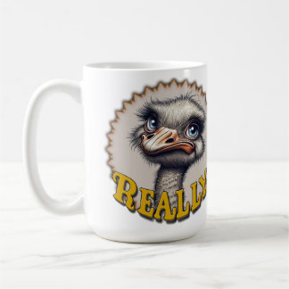 Caneca De Café Realmente Ostrich