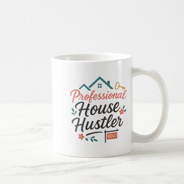 Caneca De Café Realtor Professional House Hustler  (Direita)