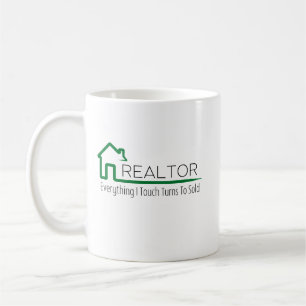 Caneca De Café Realtor - Tudo que toco é vendido