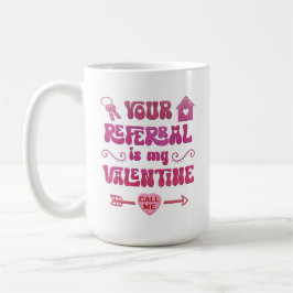 Caneca De Café Realtor Valentine, Personalized Real Estate Gift