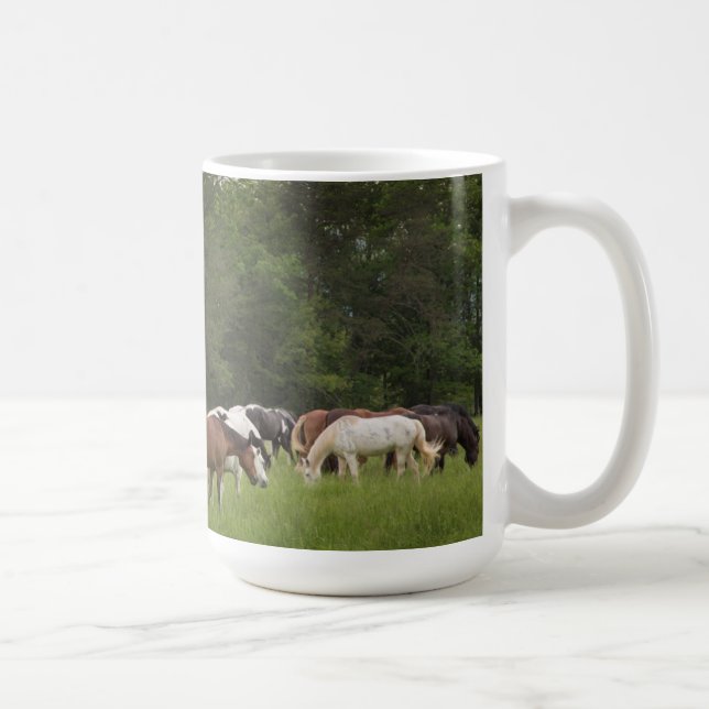 Caneca De Café Rebanho de cavalos, Tennessee (Direita)