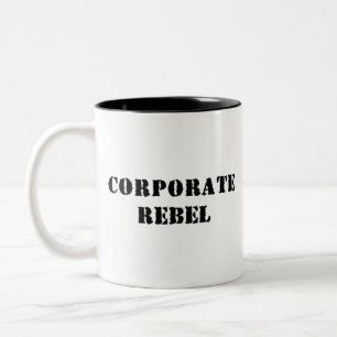 Caneca de café rebelde incorporada
