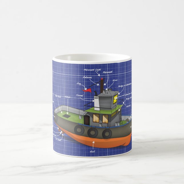 Caneca De Café Rebocador (Centro)