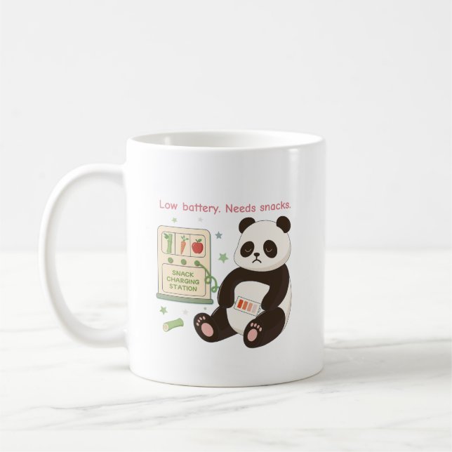Caneca De Café Recarregar com Snacks Bamboo (Esquerda)