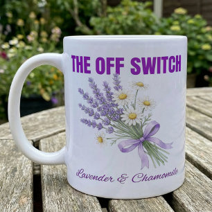 Caneca De Café Receita de Chá de Lavanda e Camomila para Dormir