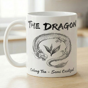 Caneca De Café Receita de Chá Oolong Dragon Semi Oxidado