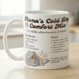 Caneca De Café Receita de Mistura de Chocolate Quente da Mamãe Ac
