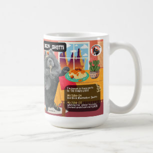 CANECA DE CAFÉ RECEITA DO MUSEU DE ARTE CHOW SHADY SKETTI