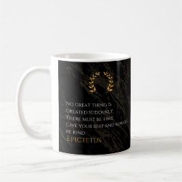 Caneca De Café Receita por Grandeza de Epictetus
