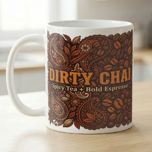 Caneca De Café Receita Simples de Espresso Dirty Chai Spice 