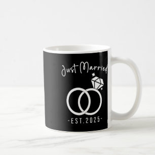 Caneca De Café Recém-casados 2025 Noiva e Noivo Organizadores de