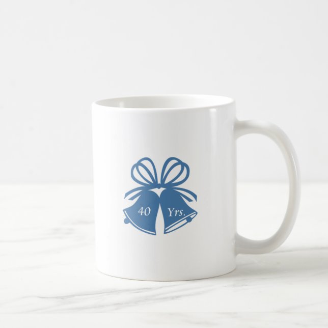 Caneca De Café Recem casados 40 anos. (Direita)
