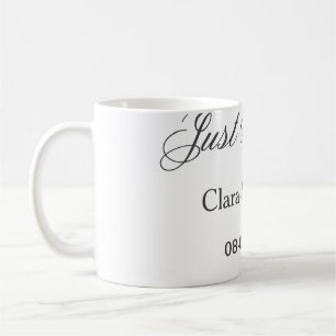 Caneca De Café Recém-casados adicionar nome do casal data ano sim