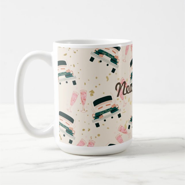 Caneca De Café Recém-casados Café Mug, Presentes De Casamento (Esquerda)