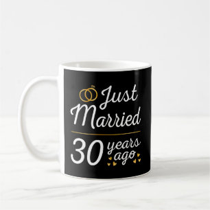 Caneca De Café Recem casados Há 30 Anos