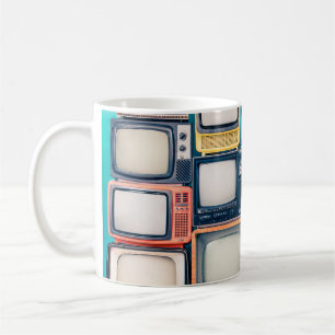 Caneca De Café Receptores de TV retrorreflectores da faixa dos 60