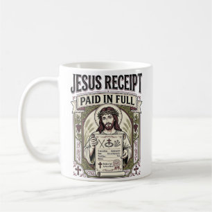 Caneca De Café Recibo de Jesus Pago Total Recibo de Jesus Pago Em