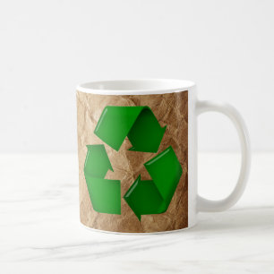 Caneca De Café Reciclar - Papel amassado