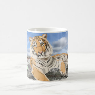 Caneca De Café Reclinando Mug de Café de Tigre