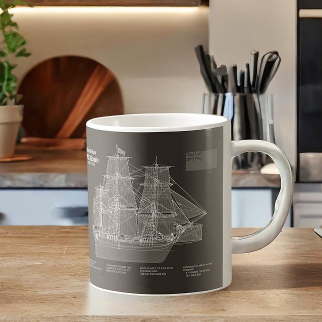 Caneca De Café Recompensa HMS - Planos de Impressão de Plano de E (Criador carregado)