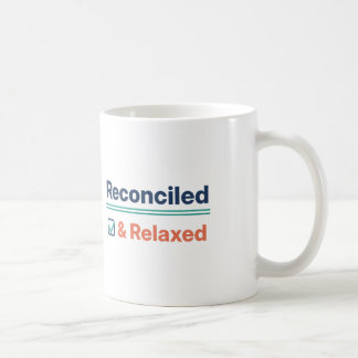 Caneca De Café Reconciliado e Relaxado Contador Divertido Guarda-