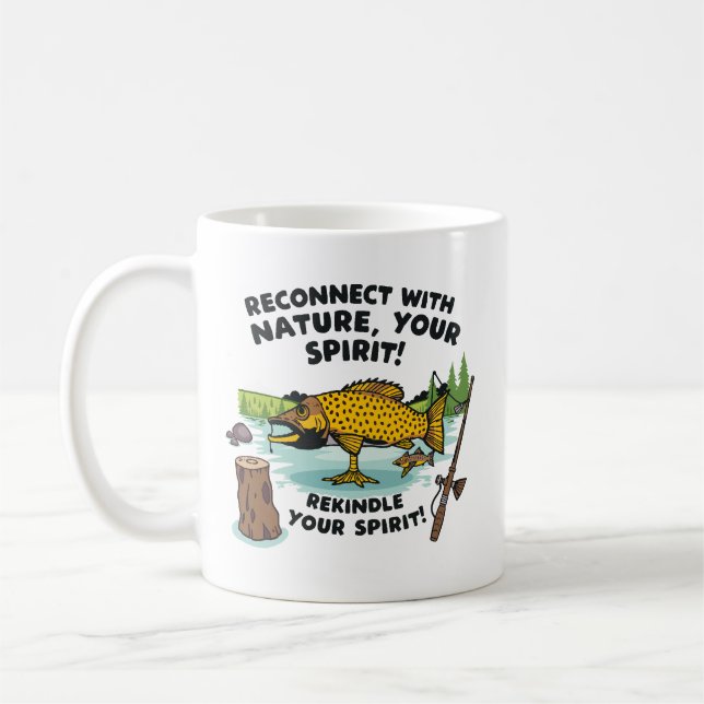 Caneca De Café Reconectar com a Natureza (Esquerda)