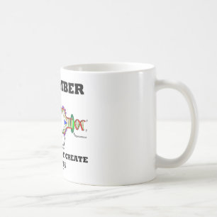 Caneca De Café Recorde que os genes não criam hábitos (humor do