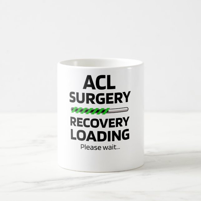 Caneca De Café Recuperação de Cirurgia ACL| Cirurgia do joelho AC (Centro)