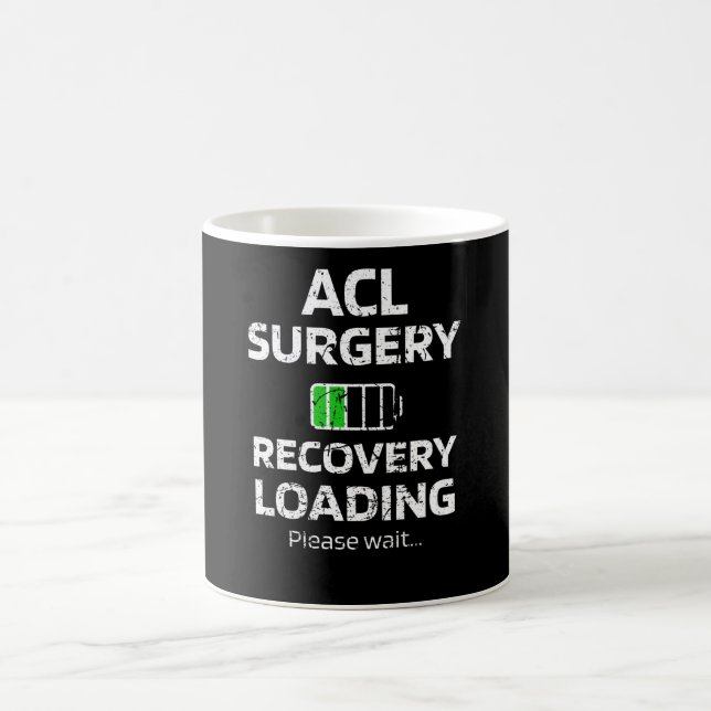 Caneca De Café Recuperação de Cirurgia ACL| Cirurgia do joelho AC (Centro)