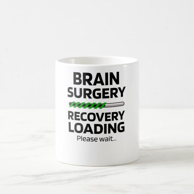 Caneca De Café Recuperação de Cirurgia Cerebral | Sobrevivência à (Centro)