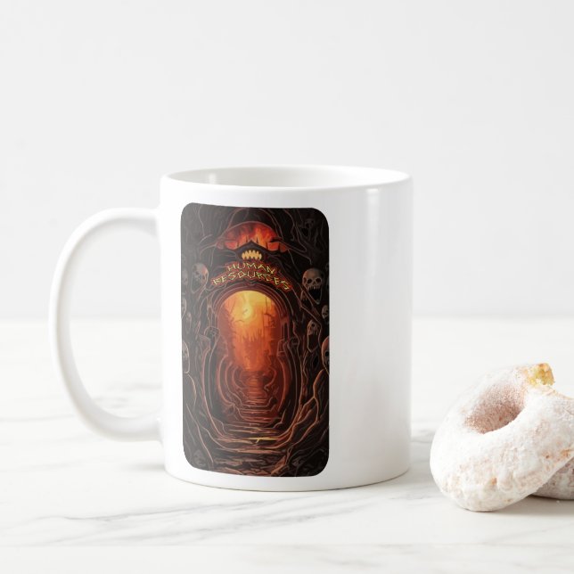 Caneca De Café Recursos Humanos Café Mug (Com Donut)