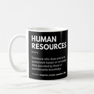 Caneca De Café Recursos Humanos Definição Engraçada do Gerente de
