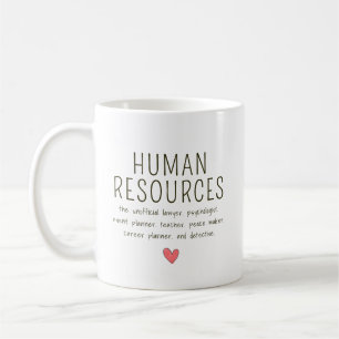 Caneca De Café Recursos humanos personalizados