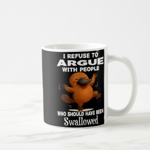 Caneca De Café Recuso-me a Discutir Com Pessoas Que Deveriam Ter