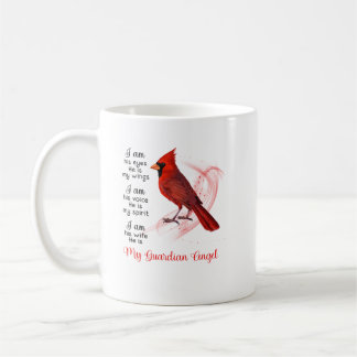 Caneca De Café Red Cardinal My Guardian Angel