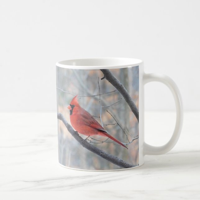 Caneca De Café Red Cardinal Profile Mug (Direita)