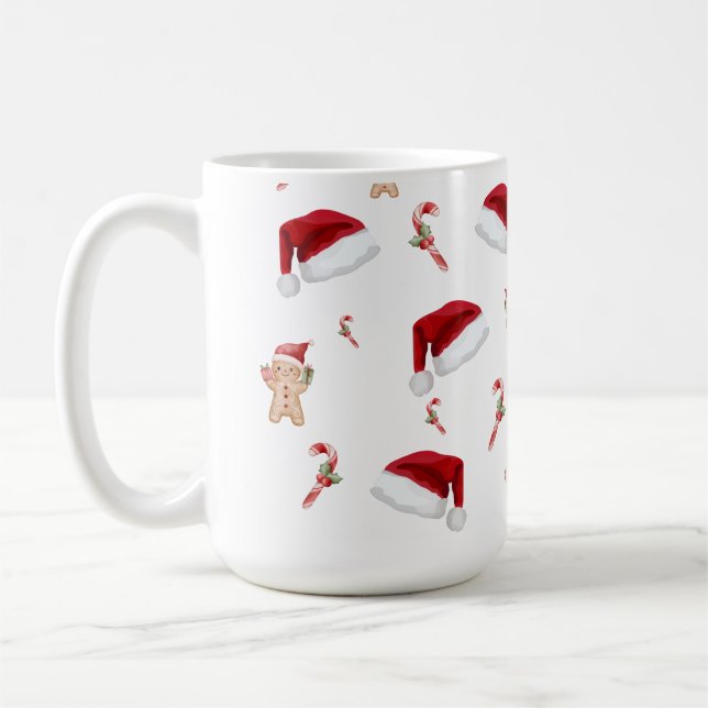 Caneca De Café Red Christmas (Esquerda)