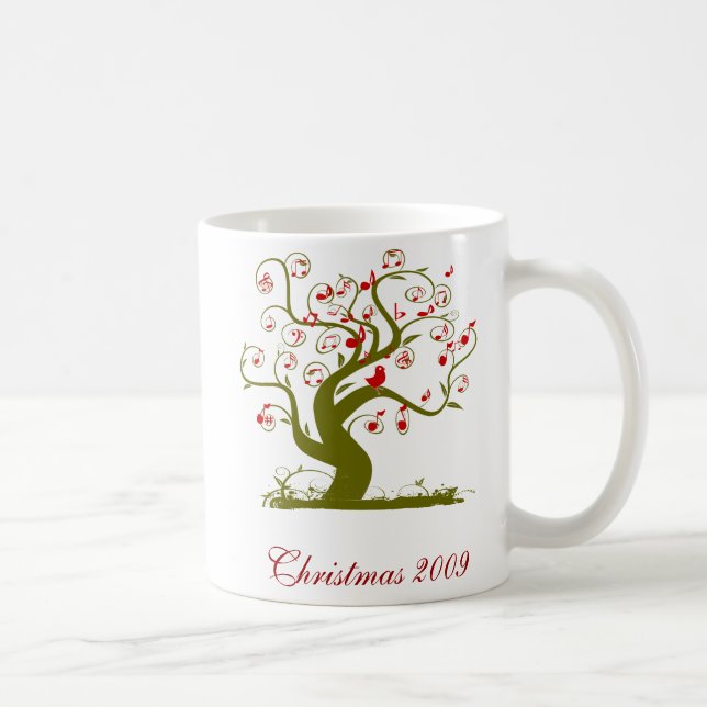 Caneca De Café Red Christmas Bird Mug (Direita)