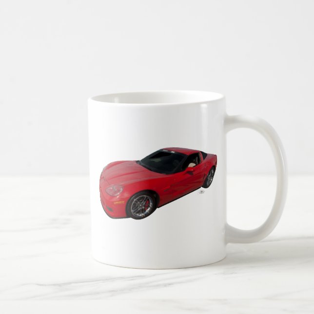 Caneca De Café Red Corvette (Direita)