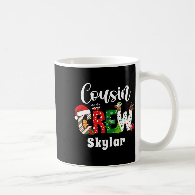 Caneca De Café Red Cousin Crew Christmas Retro  (Direita)