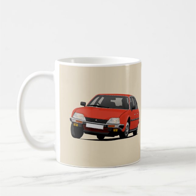 Caneca De Café Red CX GTi - duas imagens (Esquerda)