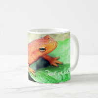 Red Eft Salamander Nature Personalizado