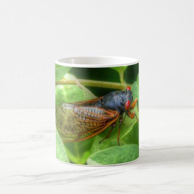 Caneca De Café Red Eyed Cicada (Centro)