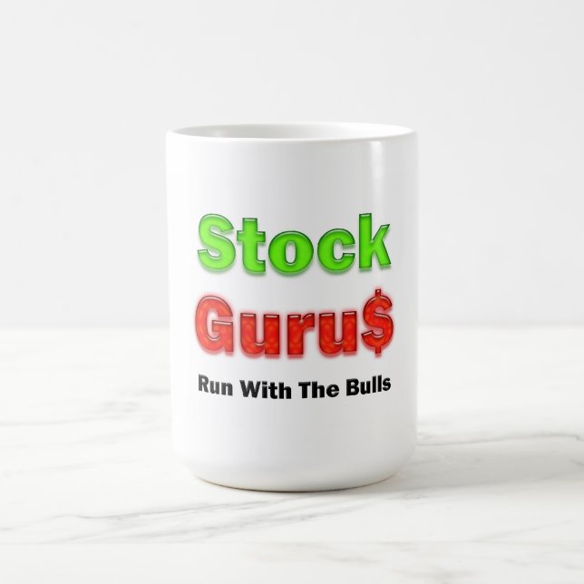 Caneca De Café Red Guru de Ações Personalizável (Centro)