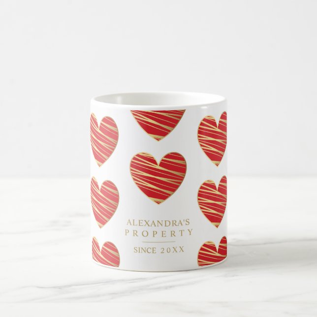 Caneca De Café Red Heart Best Friends All Occasion  (Centro)